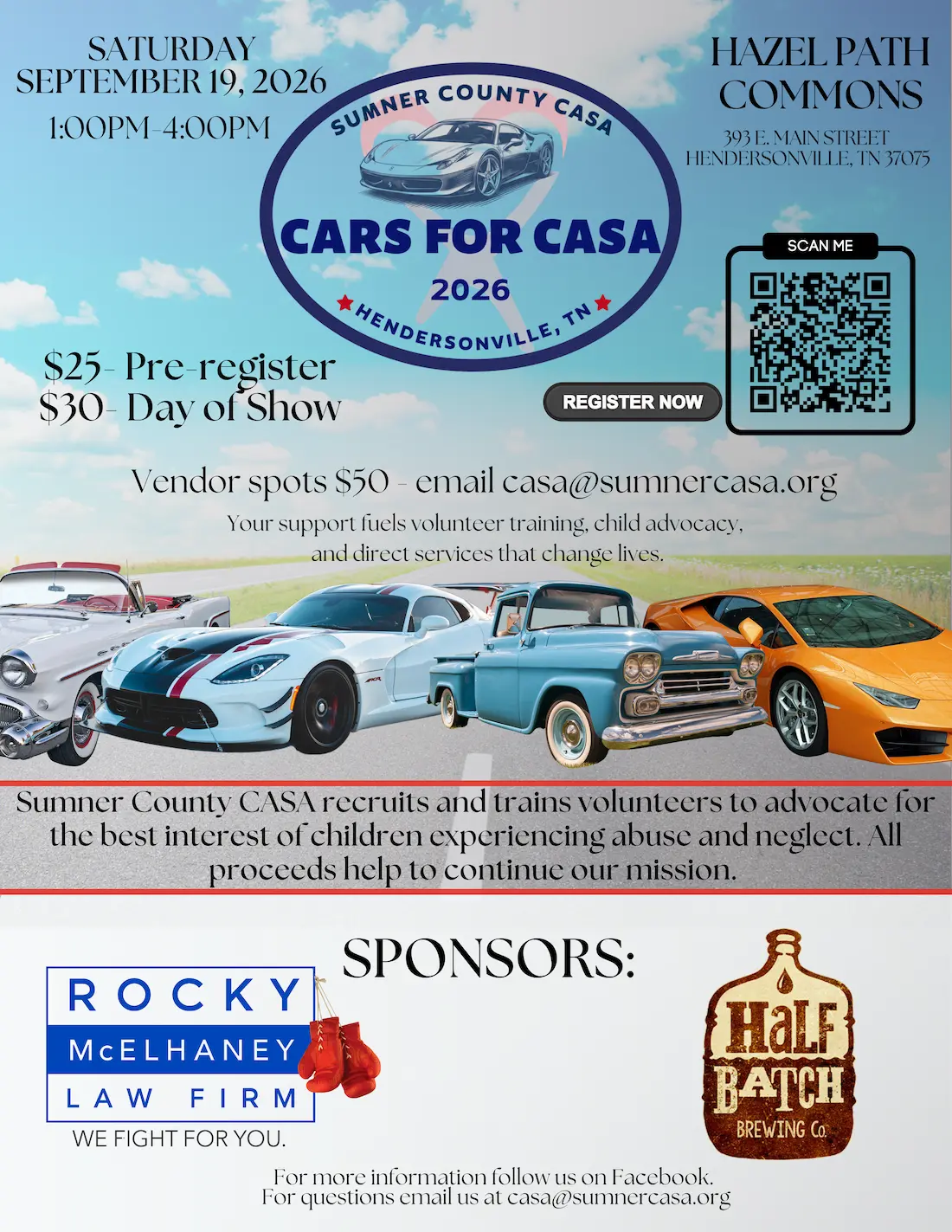 2026 Car Show Flyer