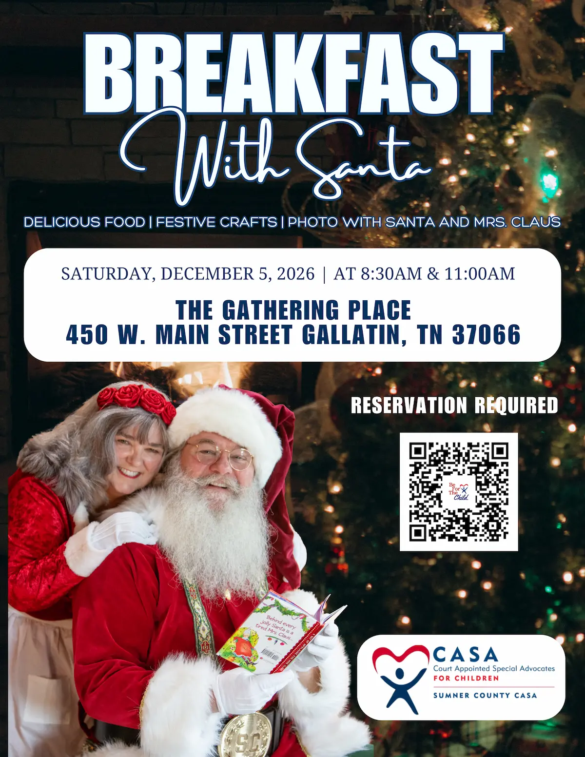 2026 Breakfast with Santa Poster