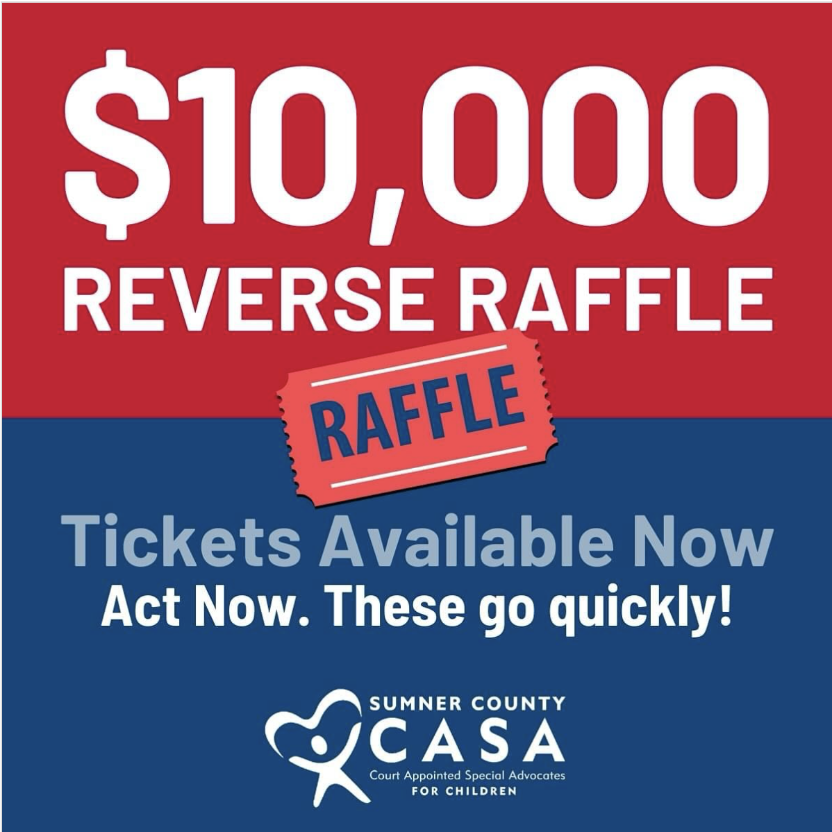 Reverse Raffle Banner