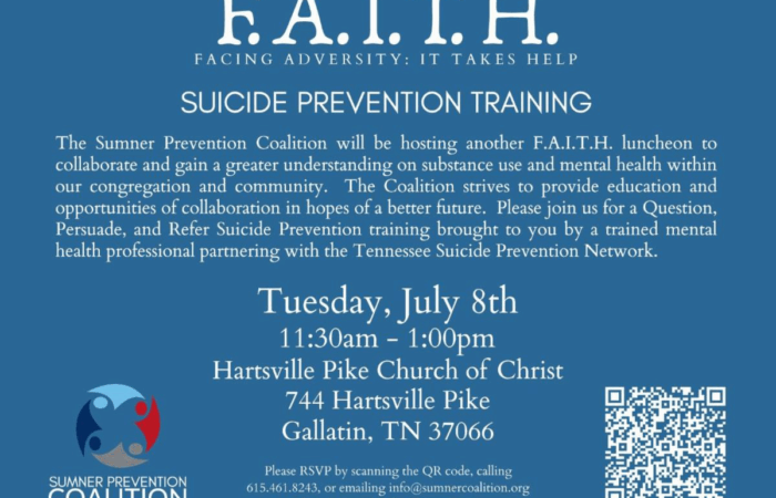 faith suicide prevention training